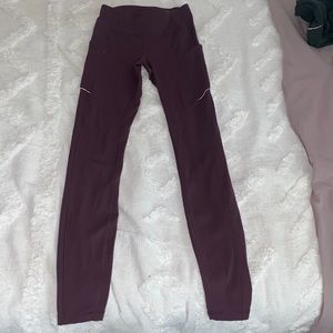 Dark purple lululemon pocket leggings